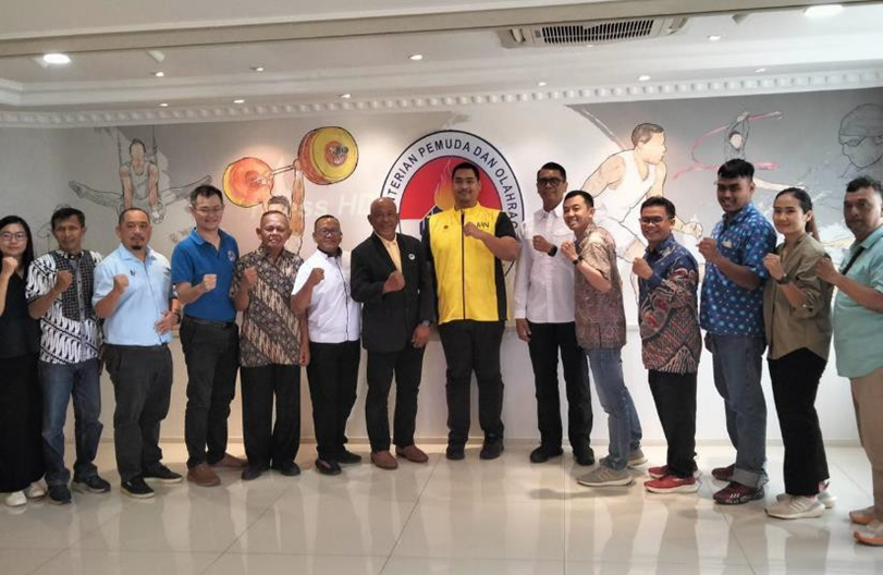 AUDIENSI DENGAN KEMENPORA R.I – KANTOR MENPORA R.I JAKARTA, 6 NOVEMBER 2023. PERSIAPAN SEA DEAF GAMES KE II TUAN RUMAH JAKARTA 2025