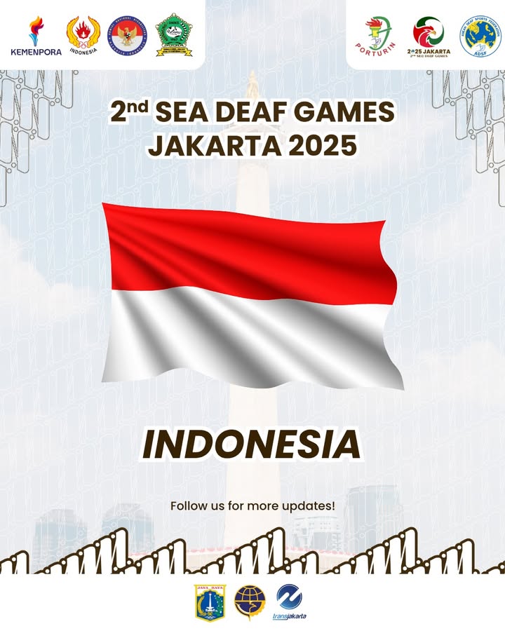 LAPORAN Kontingen INDONESIA Pada Kegiatan 2nd SOUTH EAST ASIA DEAF GAMES 2025 JAKARTA, 20 – 26 AGUSTUS 2026
